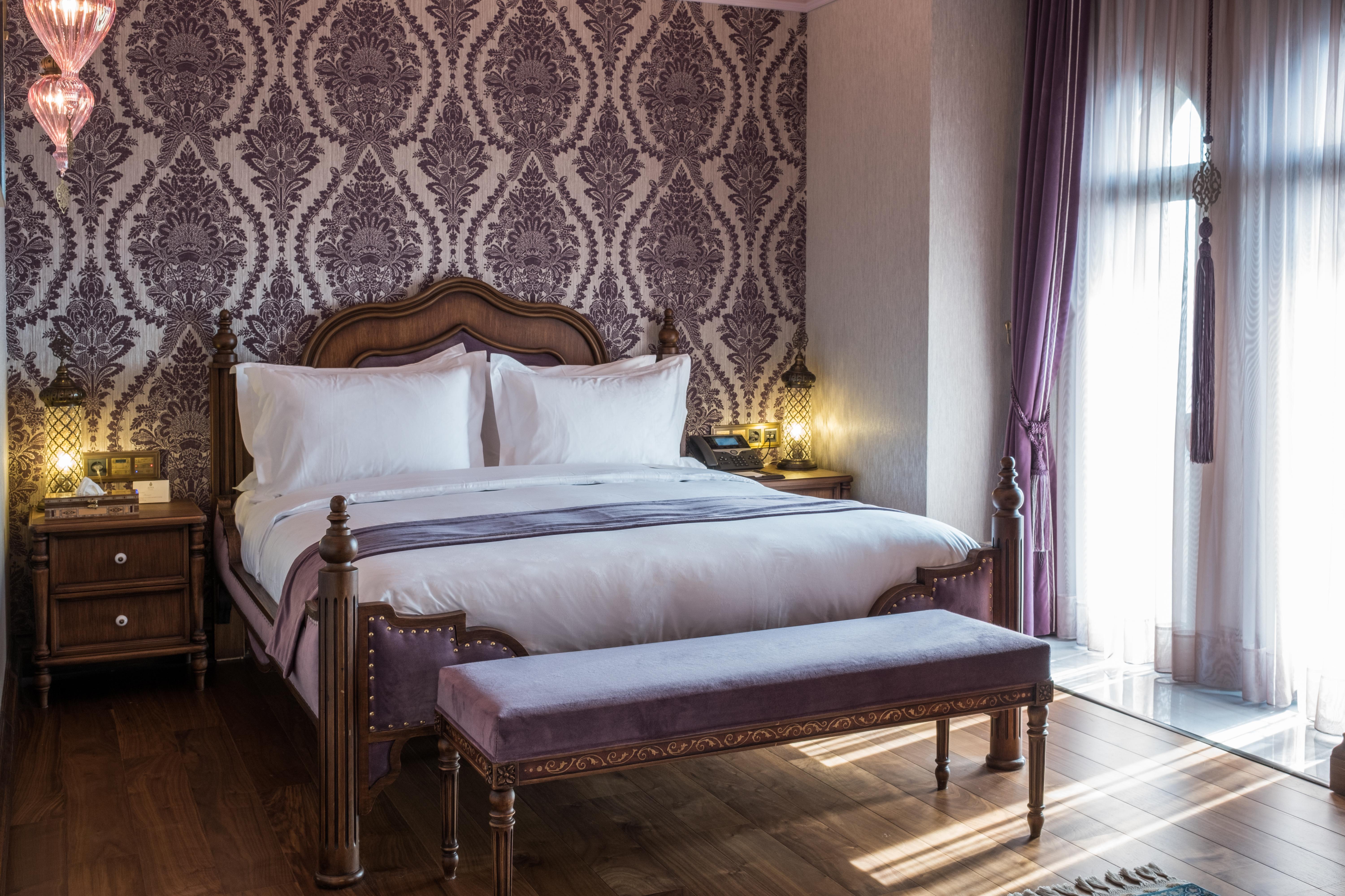 AJWA Sultanahmet Hotel Istanbul Bagian luar foto A bedroom at the hotel